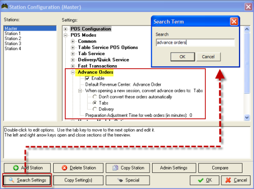 Configuring the Web Settings for the Order Summary Control